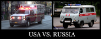 USA vs Russia (ambulance)